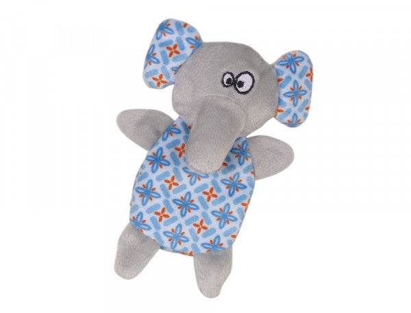 Paw & Joy Biggest Pet Supplies brand in Egypt | 80248 NOBBY Plush elephant with catip blue 14cm