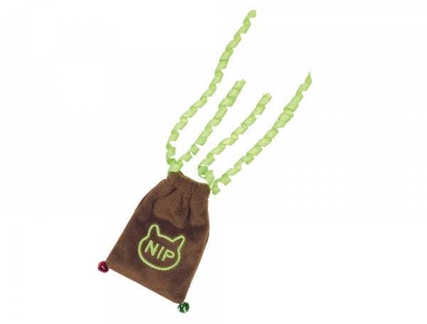 Paw & Joy Biggest Pet Supplies brand in Egypt | 80275 NOBBY Plush bag with catnip green 20cm