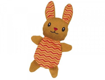 Paw & Joy Biggest Pet Supplies brand in Egypt | 80276 NOBBY Plush bunny with catnip orange 17cm