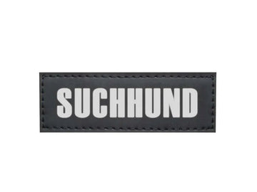 80593 NOBBY Velcro sticker SUCHHUND Set 2 pcs; 3 x 9 cm - Paw & Joy