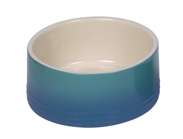82305 NOBBY Ceramic bowl "Gradient" blue Ø 18 x 7 cm, 1,10 l