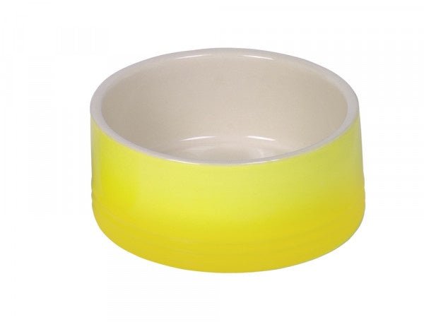 82310 NOBBY Ceramic bowl "Gradient" yellow Ø 15 x 6 cm, 0,55 l