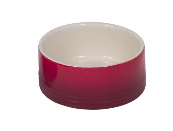 82316 NOBBY Ceramic bowl "Gradient" red Ø 15 x 6 cm, 0,55 l (inside)
