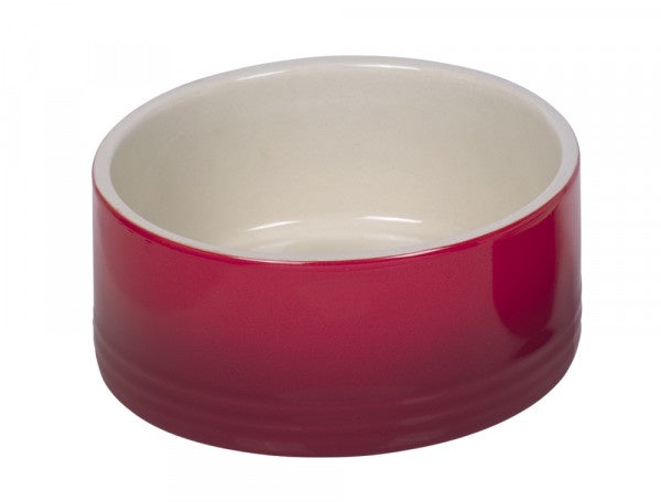 82317 NOBBY Ceramic bowl "Gradient" red Ø 18 x 7 cm, 1,10 l (inside)