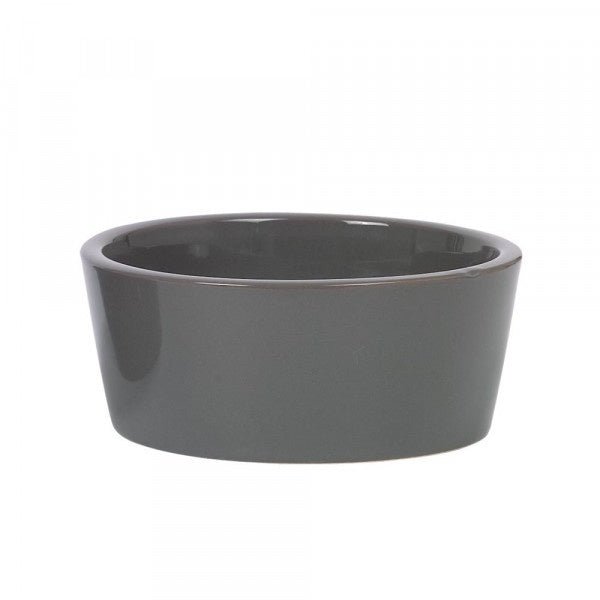 82413 NOBBY Ceramic bowl "Hermos" dark grey Ø 18,0 x 6,5 cm, 0,65 l