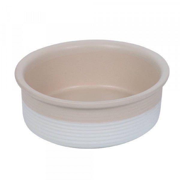 82423 NOBBY Ceramic bowl "Neta" white/cream Ø 24,0 x 8,0 cm, 2,40 l