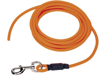 88759-04 NOBBY Tracking leash "Cover" round neon orange l: 5 m, � 8 mm