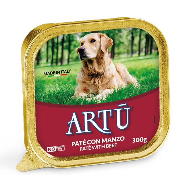 ARTU Paté Beef Dog Wet Food 300g