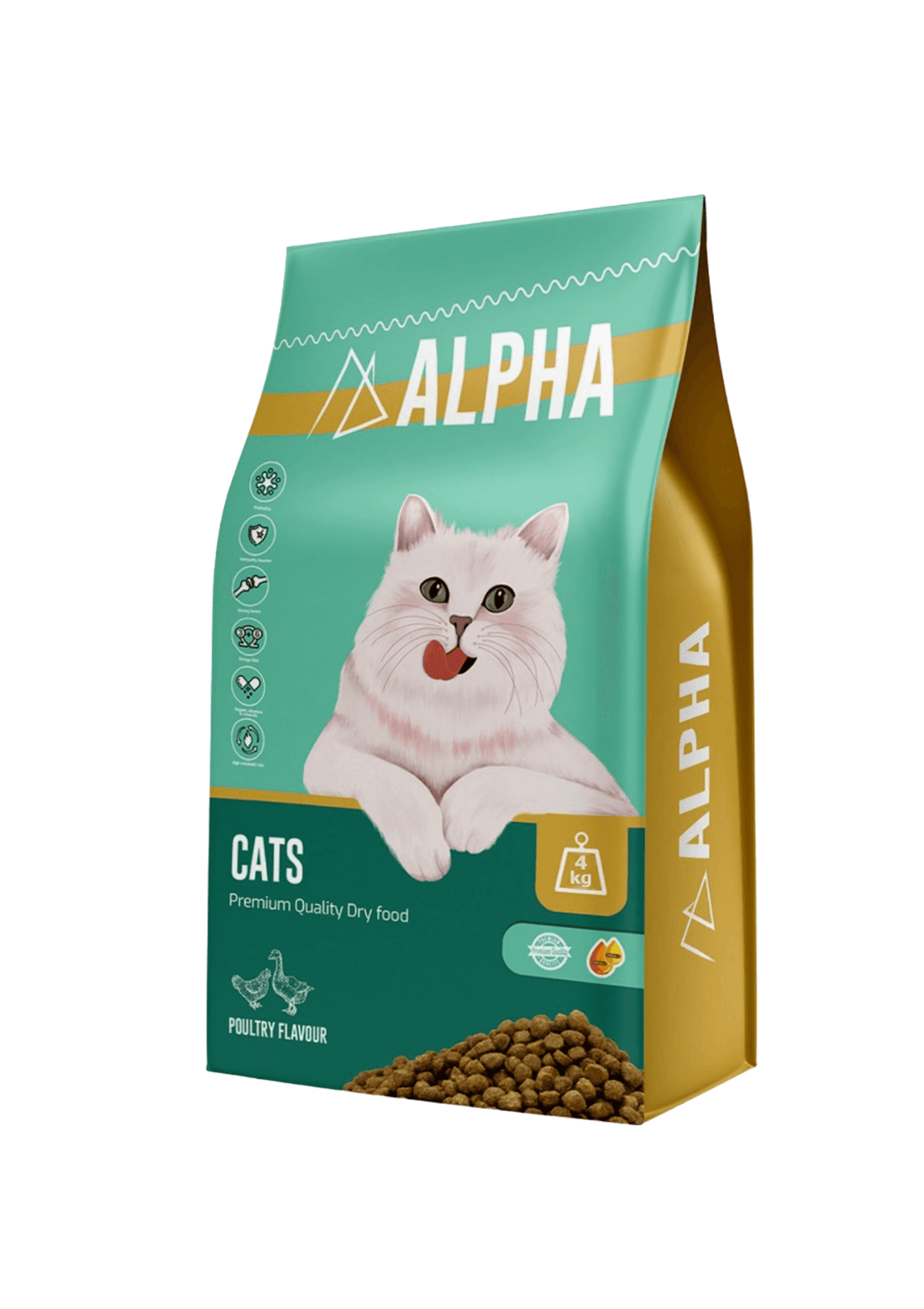 Alpha Poultry Cat Dry Food 4kg -  - PetsOffice