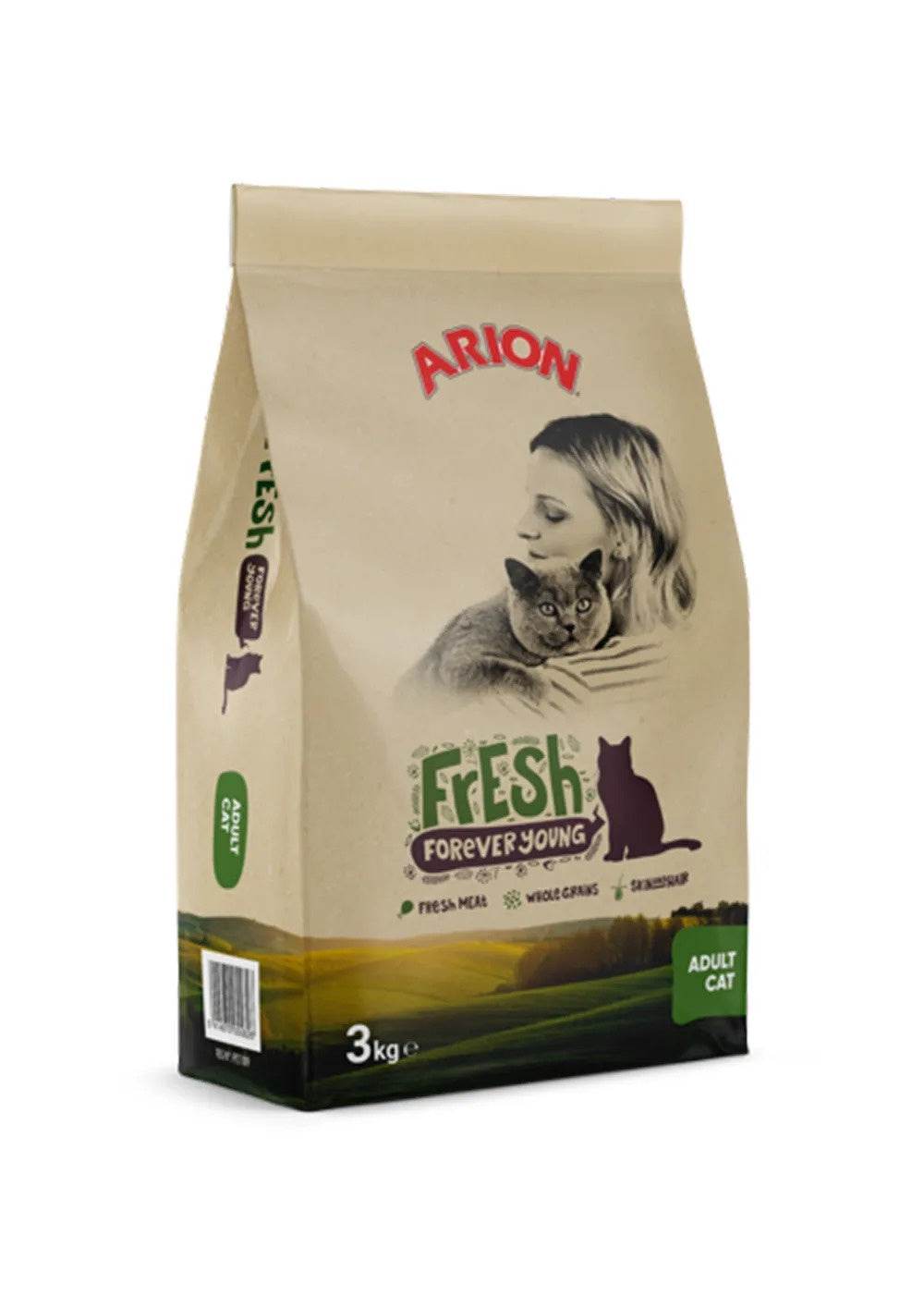 Paw & Joy Biggest Pet Supplies brand in Egypt | Arion Fresh Cat Dry Food 3kg