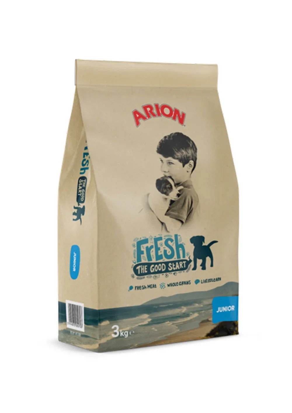 Paw & Joy Biggest Pet Supplies brand in Egypt | Arion Fresh Junior Dog Dry Food 3kg