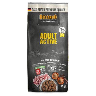 Paw & Joy Biggest Pet Supplies brand in Egypt | Belcando Active Adult Dog Dry Food 12.5kg