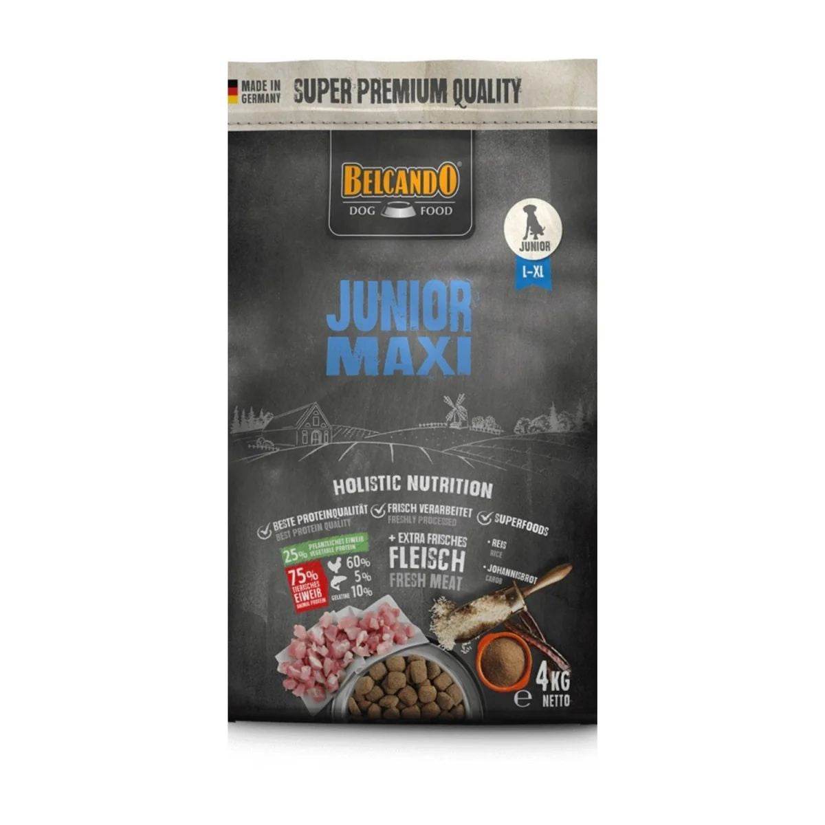 Paw & Joy Biggest Pet Supplies brand in Egypt | Belcando Junior Dry Food 4kg