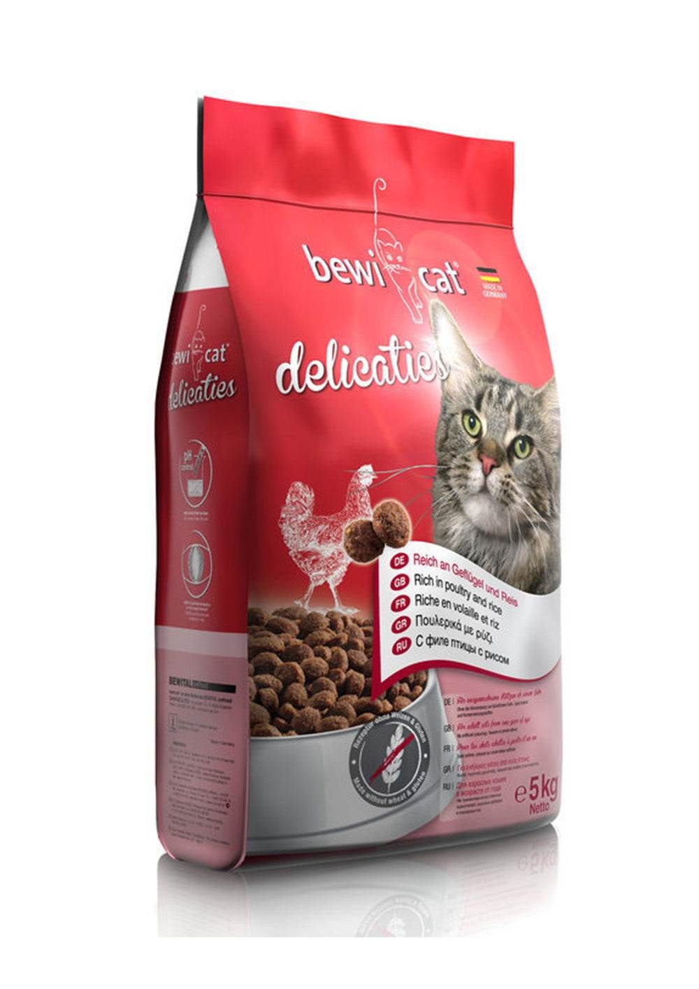 Paw & Joy Biggest Pet Supplies brand in Egypt | Bewi Cat Dry Food Delicates 5kg