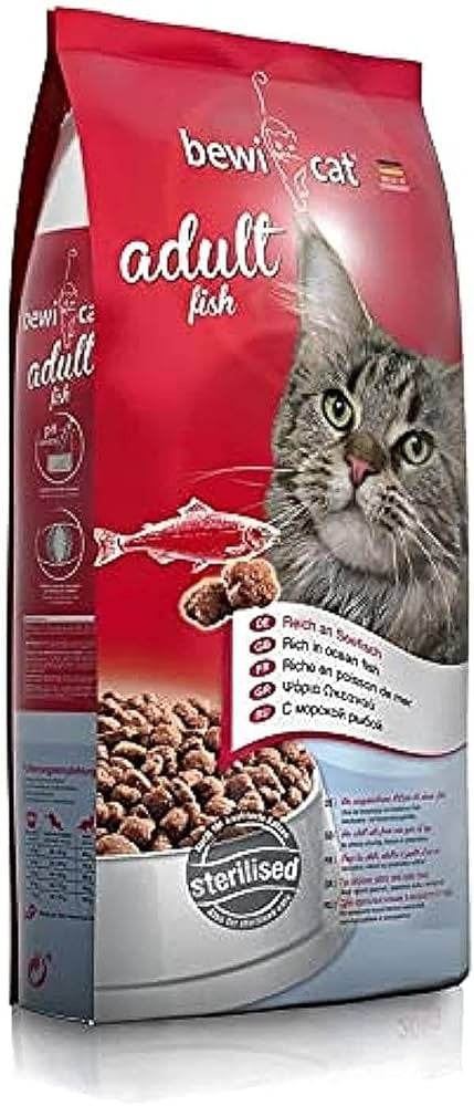 Paw & Joy Biggest Pet Supplies brand in Egypt | Bewi Cat Dry Food Fish 10kg