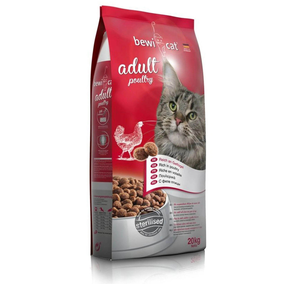 Paw & Joy Biggest Pet Supplies brand in Egypt | Bewi Cat Dry Food Poultry 20kg