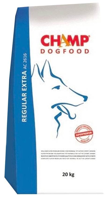 Paw & Joy Biggest Pet Supplies brand in Egypt | Champ Regular Extra Dog Dry Food 20kg