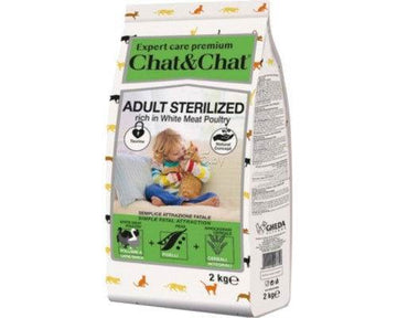 Paw & Joy Biggest Pet Supplies brand in Egypt | Chat&Chat Care Adult Sterilised Cat Dry Food 2kg
