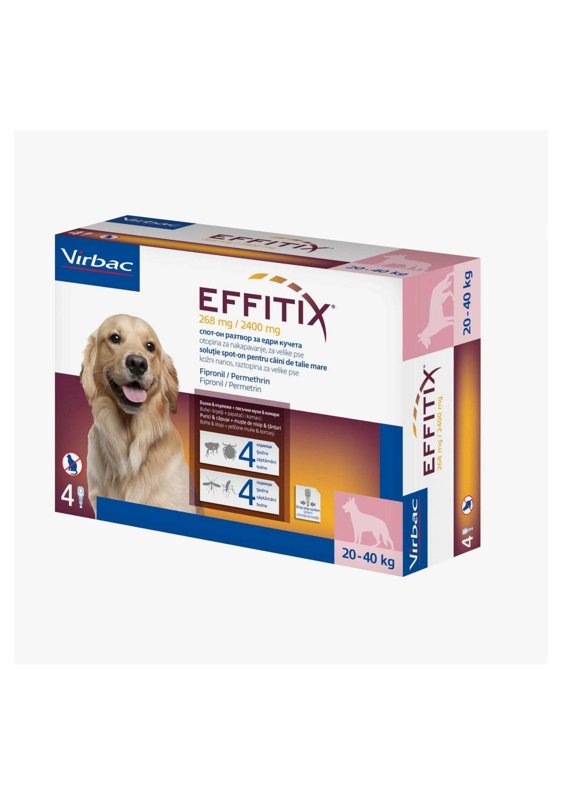 Effitix Spot On Dog Size 20-40kg (1Dose) -  - PetsOffice