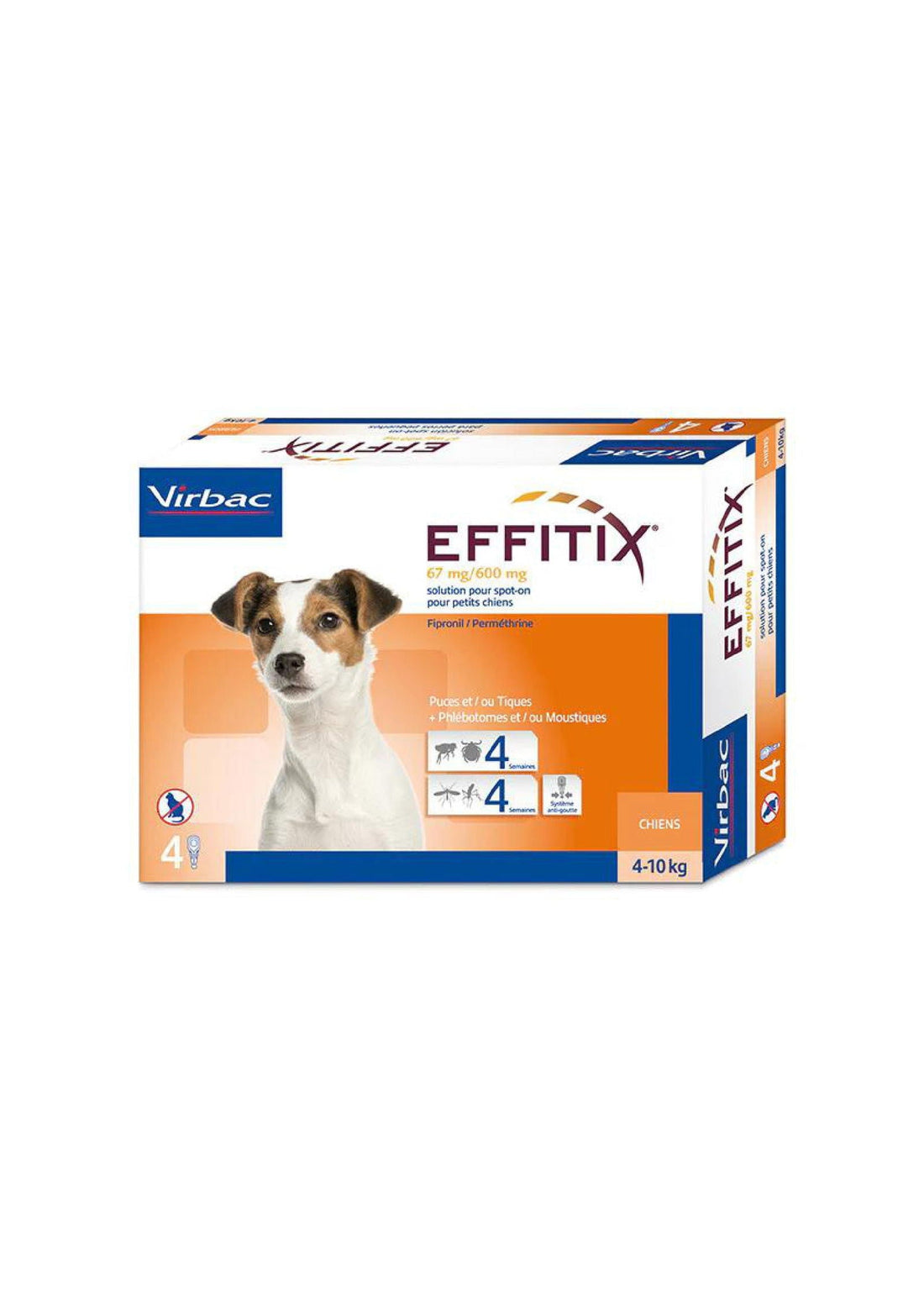Effitix Spot On Dog Size 4-10kg (1Dose) -  - PetsOffice