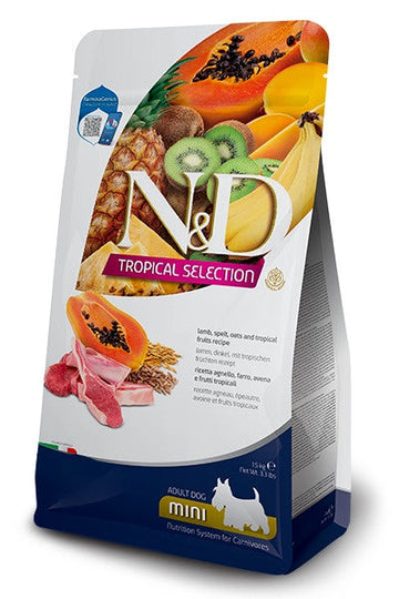 Farmina N&D Tropical Selection Lamb Mini Adult Dog Dry Food 1.5kg