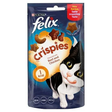 Purina Felix Crispies Cat Treats Beef&Chicken 60g - Paw & Joy