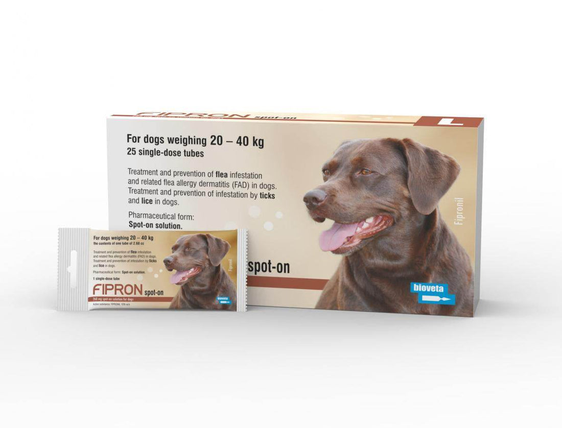 Paw & Joy Biggest Pet Supplies brand in Egypt | Fipron L Spot On for 20-40kg (1 Dose)