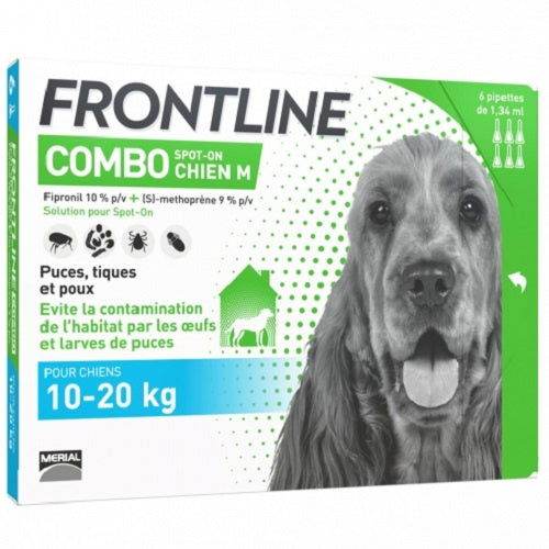 Paw & Joy Biggest Pet Supplies brand in Egypt | Frontline ComboLine Spot On For Dogs 10-20kg (1 Dose)
