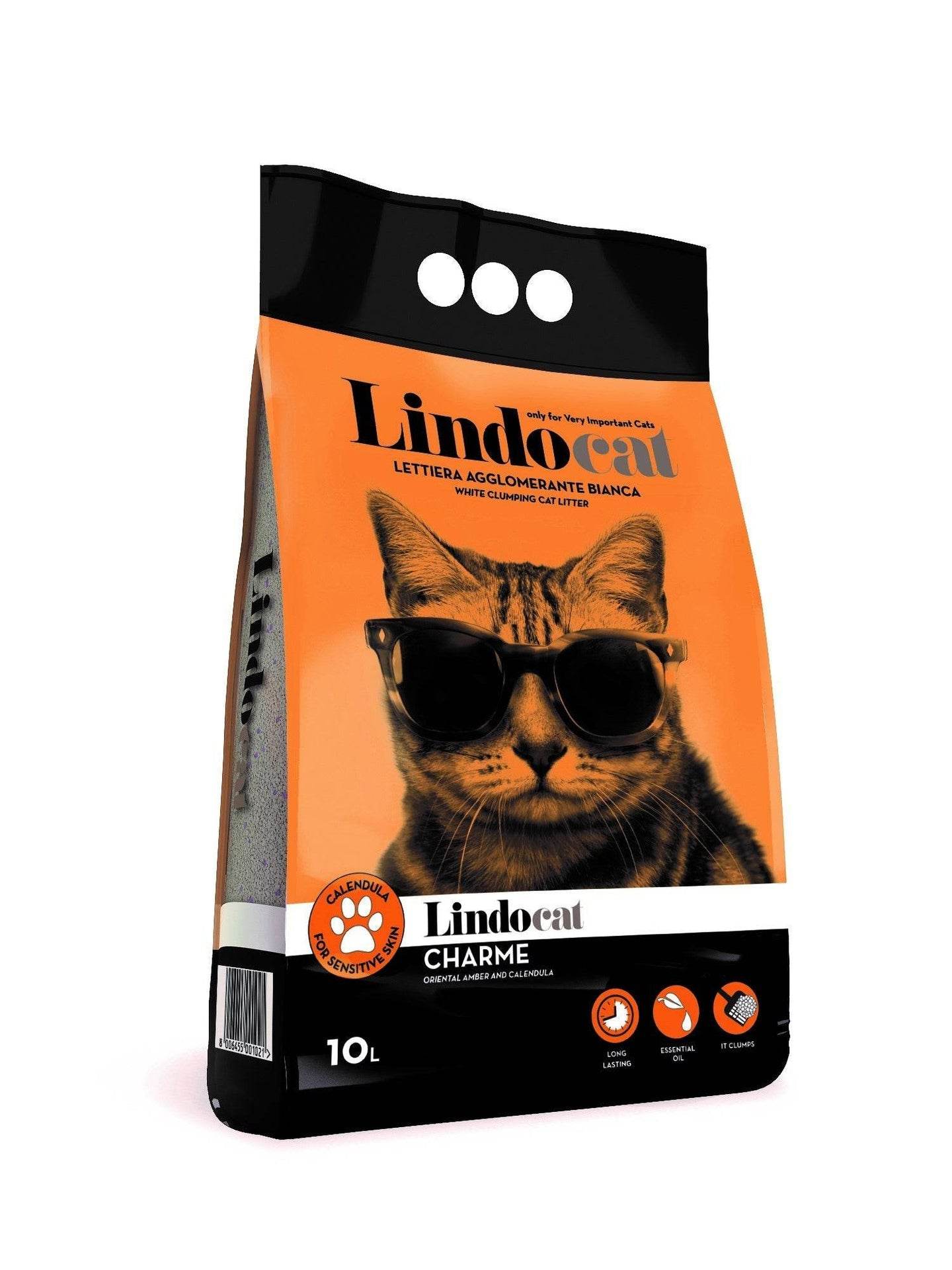 Paw & Joy Biggest Pet Supplies brand in Egypt | LINDOCAT Charme Clumping Cat Litter 10L