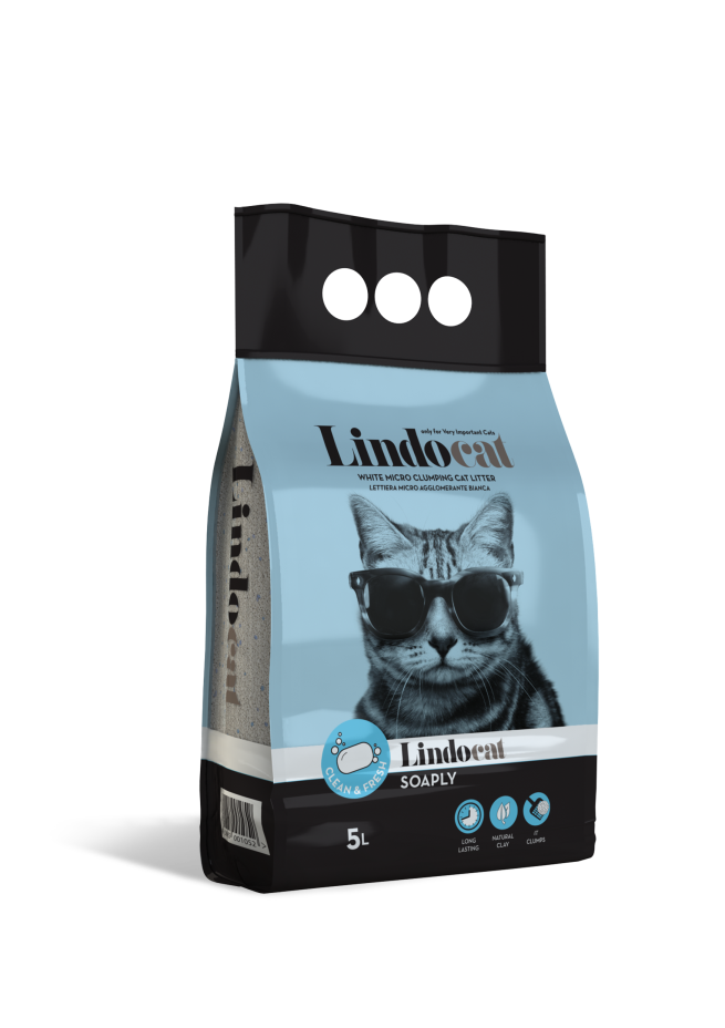 LINDOCAT Soaply Clumping Cat Litter 5L