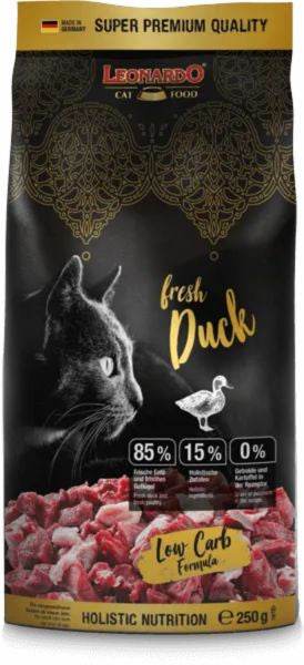 Paw & Joy Biggest Pet Supplies brand in Egypt | Leonardo Fresh Duck Cat Dry Food 250g