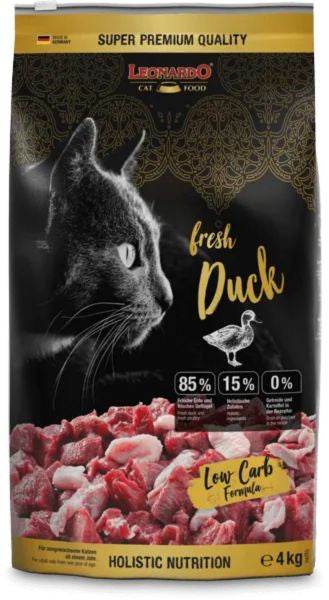Paw & Joy Biggest Pet Supplies brand in Egypt | Leonardo Fresh Duck Cat Dry Food 4kg