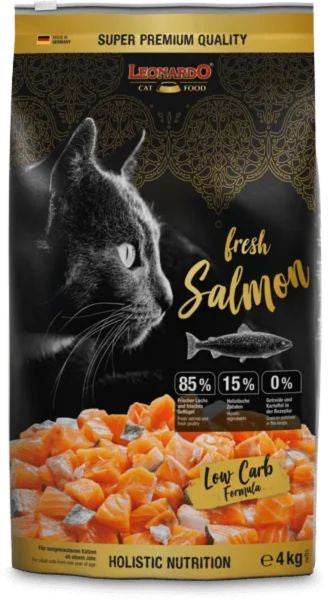 Paw & Joy Biggest Pet Supplies brand in Egypt | Leonardo Fresh Salmon Cat Dry Food 4kg
