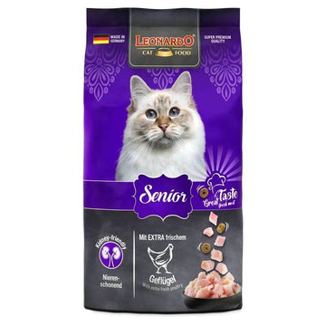 Paw & Joy Biggest Pet Supplies brand in Egypt | Leonardo Senior Cat Dry Food 1.8kg