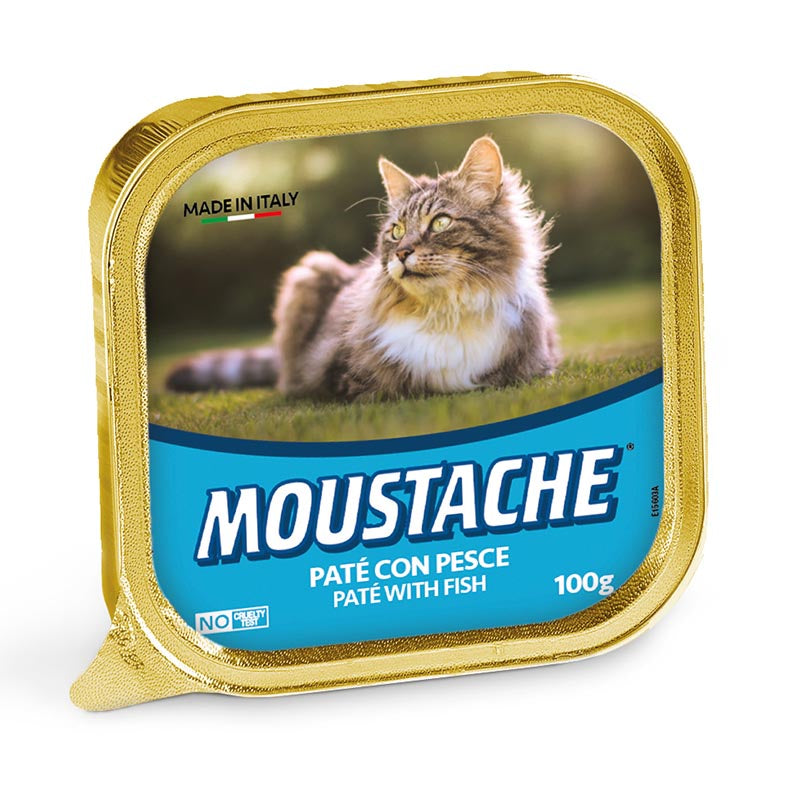 MOUSTACHE Paté Fish Cat Wet Food 100g