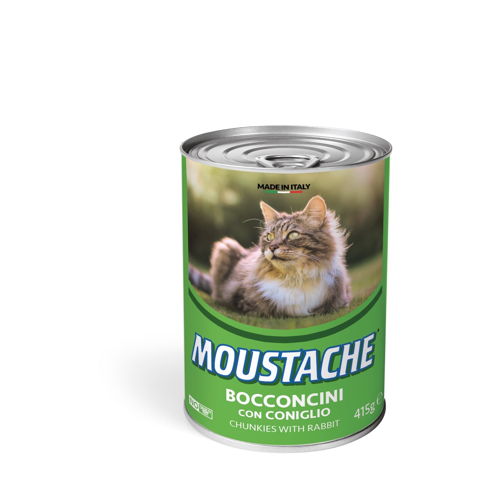 MOUSTACHE Chunks Rabbit Cat Wet Food 415g