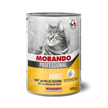 Morando Cat Wet Food Pate Chicken&Turkey 400g