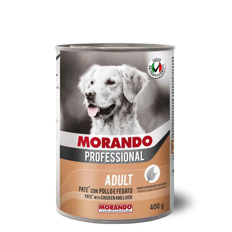 Paw & Joy Biggest Pet Supplies brand in Egypt | Morando Dog Wet Food Pate Chicken&Liver 400g