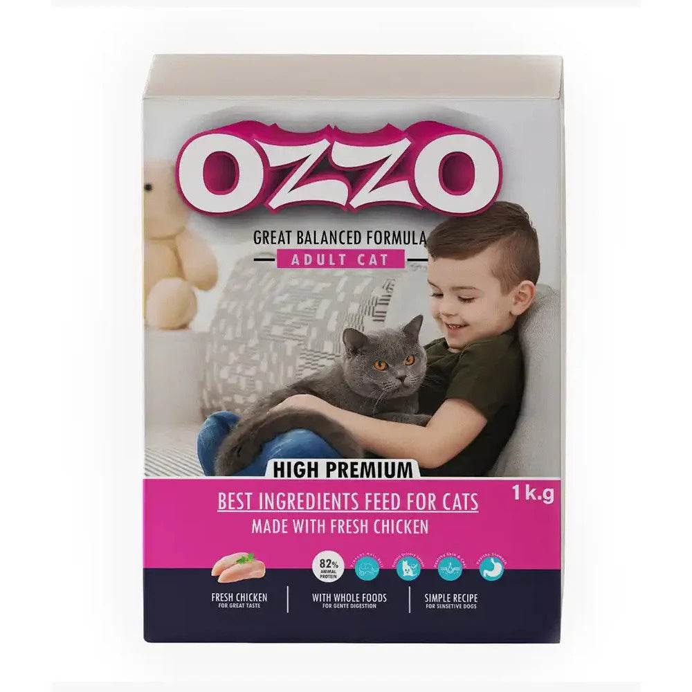 Paw & Joy Biggest Pet Supplies brand in Egypt | Ozzo Adult Cat Dry Food 1kg