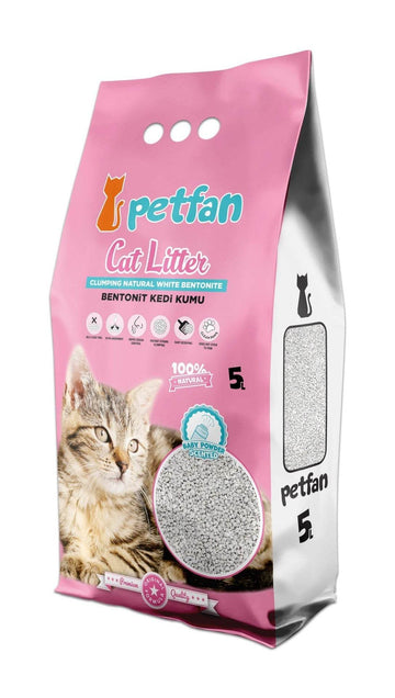 Paw & Joy Biggest Pet Supplies brand in Egypt | PETFAN Clumping Cat Litter Baby Powder 5L