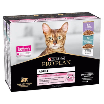 Pro Plan Delicate Cat Wet Food Turkey&Ocean Fish Box 10*85g