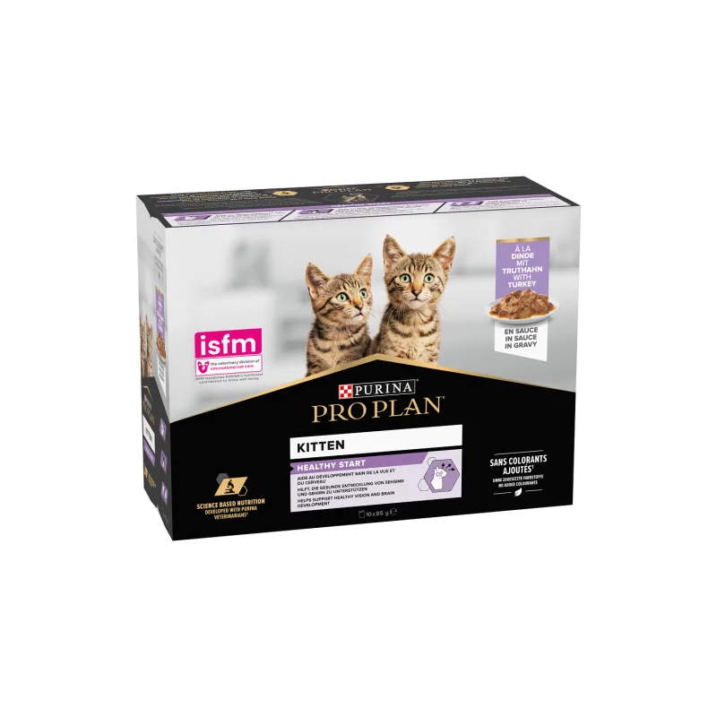 Pro Plan Kitten Wet Food Turkey Box 10*85g