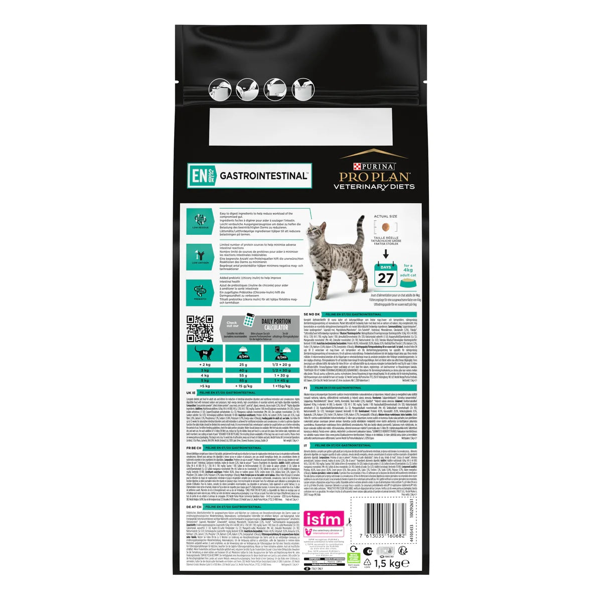 Pro Plan VD EN Gastrointestinal Cat Dry Food 1.5kg -  - PetsOffice