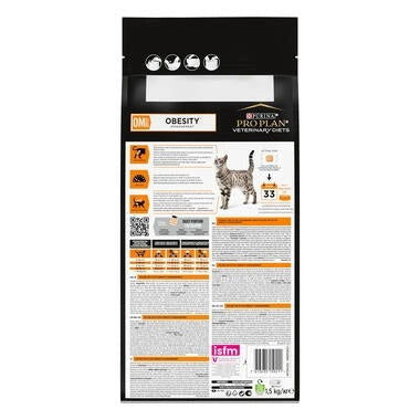 Pro Plan VD OM Obesity Cat Dry Food 1.5kg -  - PetsOffice