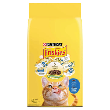 Purina Friskies with Salmon & Vegetables Dry Food 7.5kg - Paw & Joy