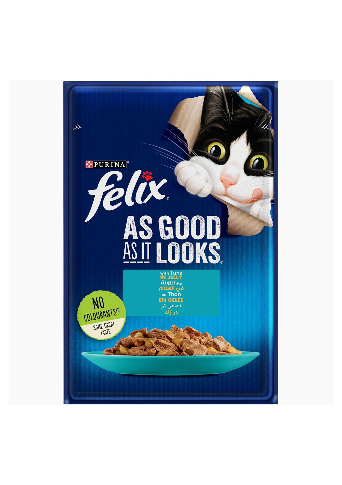 Purina Felix Cat Wet Food Tuna 85g -  - PetsOffice
