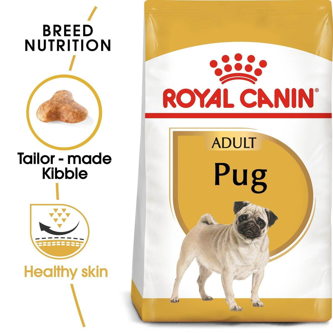 Paw & Joy Biggest Pet Supplies brand in Egypt | Royal Canin Pug Adult 1.5kg