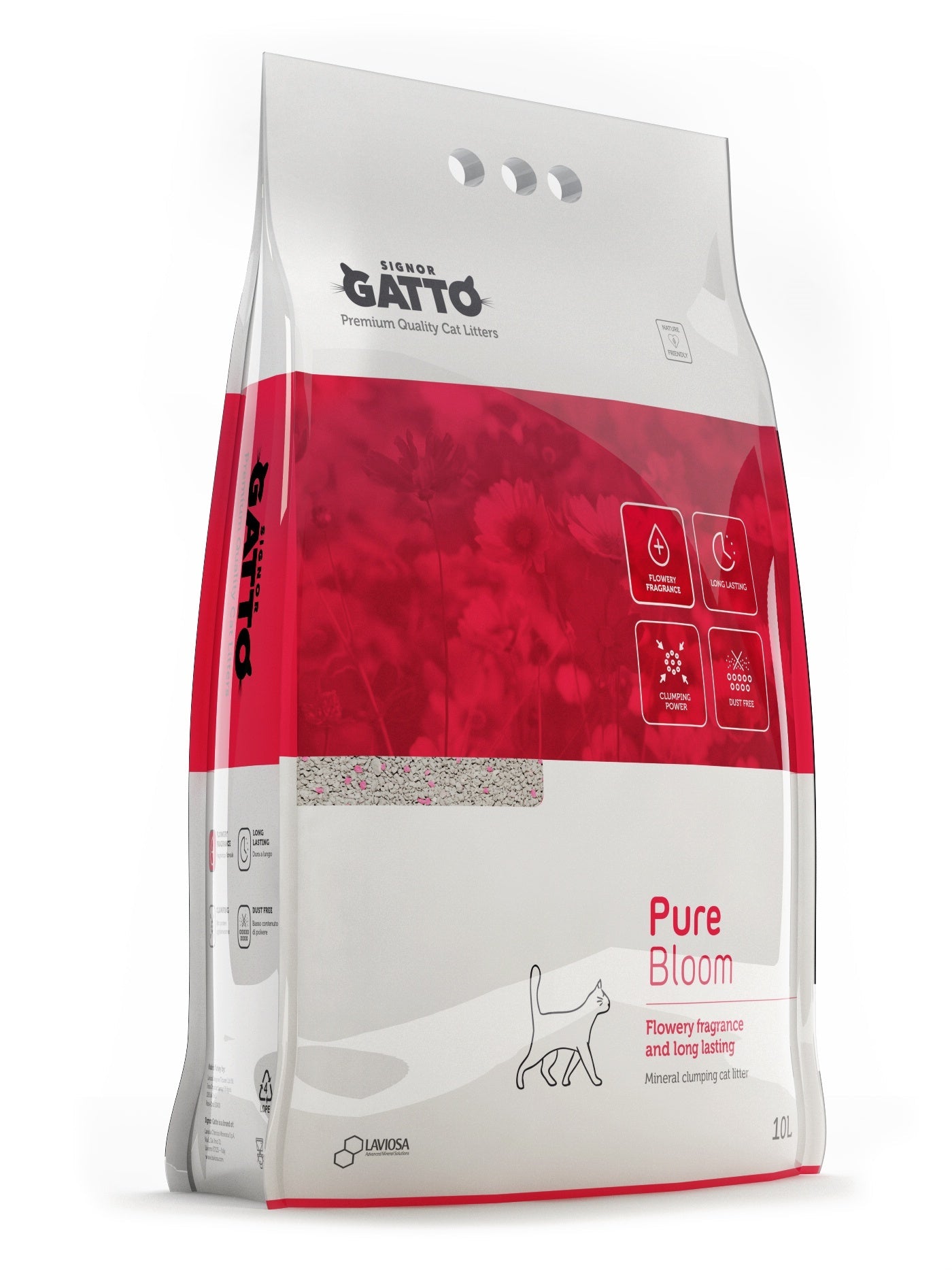 SIGNOR GATTO Pure Bloom Clumping Cat Litter 10L