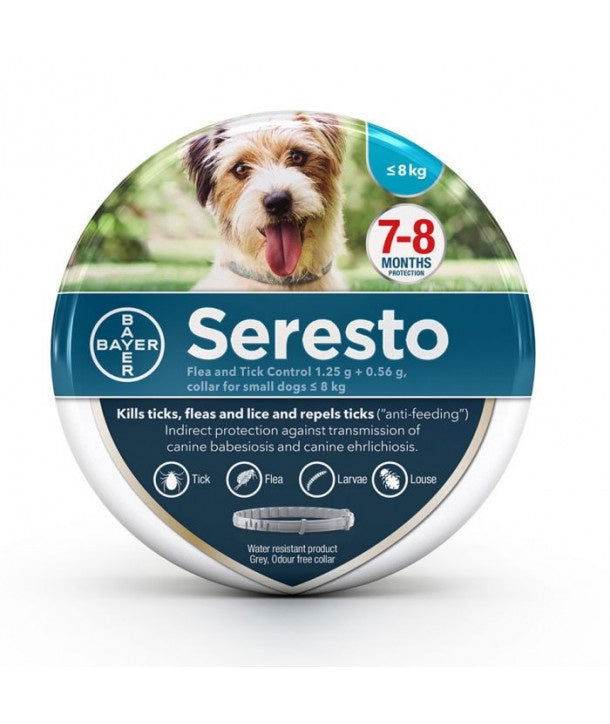 Paw & Joy Biggest Pet Supplies brand in Egypt | Seresto 70cm Anti-Parasitic Dog Collar (Above 8kg & 7-8 Months)