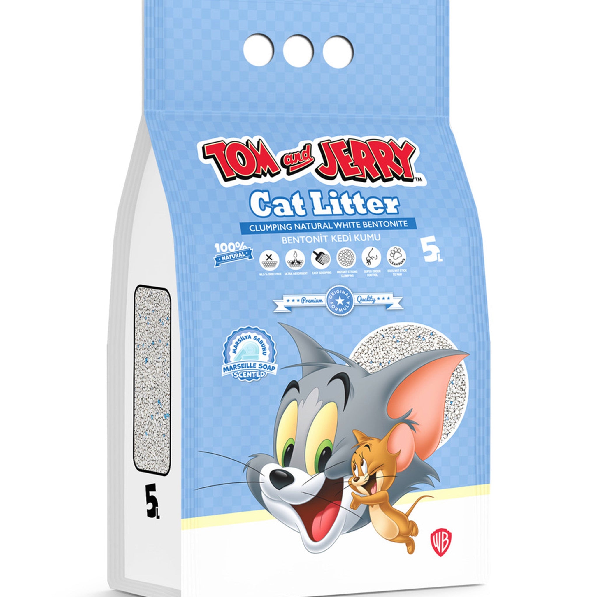 TOM&JERRY Clumping Cat Litter Marseille Soap 5L